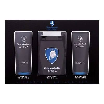 Tonino Lamborghini Acqua EDT 125 ml + sprchový gél 100 ml + balzam po holení 100 ml darčeková sada