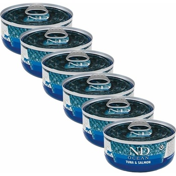 Farmina N&D Ocean cat Tuna & Salmon 6 x 70 g