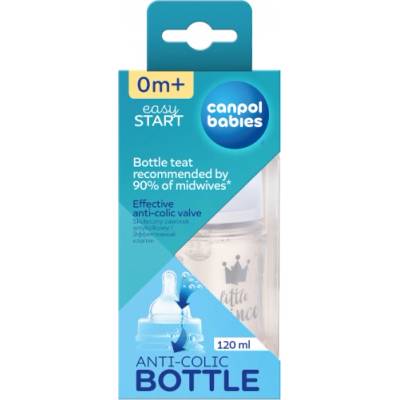 Canpol babies Шише 120 мл Royal Baby H (35/233_blu)