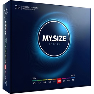 My Size My Size Pro - тънък презерватив - 60мм - 36 броя - lovesexshop