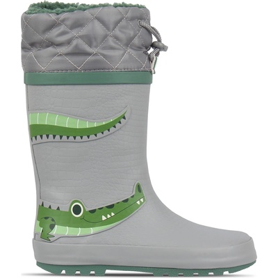 Gelert Cuff Welly Boot Kids - Crocodile