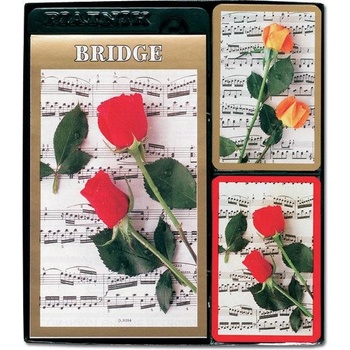 Piatnik Bridž Hudba a růže