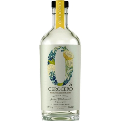 CERO CERO GIN GRAPEFRUIT & LEMONG 0,0% 0,7 l (holá láhev)