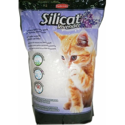 Padovan Silicat Lavender - силиконова котешка тоалетна лавандула 2.2 кг. 5 л