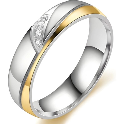 HARAHU Дамски пръстен HO-32451 - Златен / Сребърен / 57mm KP32451 (HO-32451)