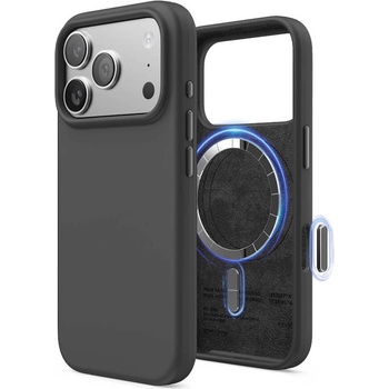 elago Силиконов (TPU) калъф с MagSafe за iPhone 17 Pro - Elago Magnetic Soft Silicone Case (черен) (ES17MSSC63PRO-BK)