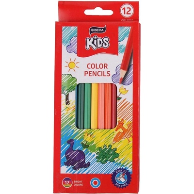 Beifa Цветни моливи WMZ, 12 цвята (1015120232)