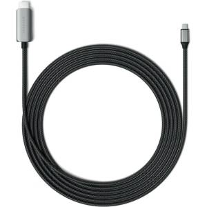 Satechi Кабел Satechi ST-YH8KCM, от USB-C(м) към HDMI(м), 2m, черен, 8K@60Hz (ST-YH8KCM)