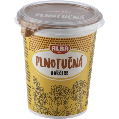 Alba Plus Hořčice plnotučná 200g