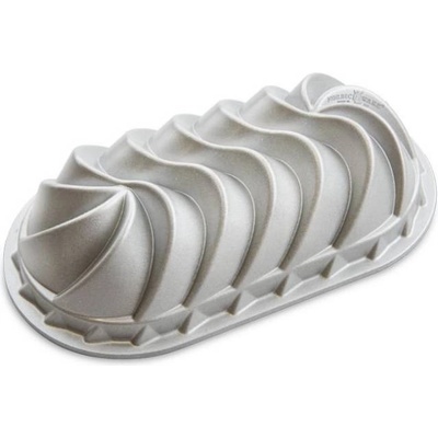 Nordic Ware Форма за кекс Heritage Loaf Bundt® сребърен Nordic Ware (NW90377)