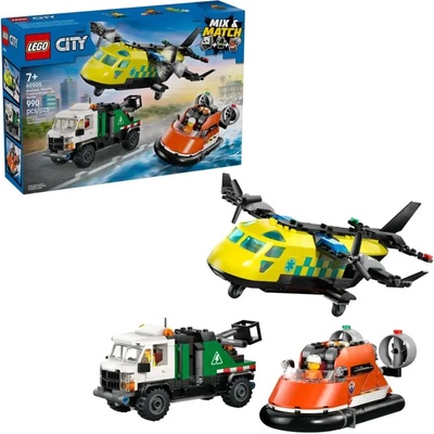 LEGO® City - Airplane, Service Truck & Hovercraft Remix (60505)