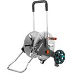 GARDENA CleverRoll M metal: hose trolley with up to 60 m capacity, particularly stable, stable hose guide, drip stop (18541-20) (18541)