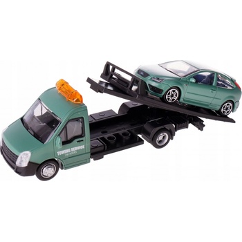 Bburago Odťahovka + Ford Focus 1:43 Kov Model