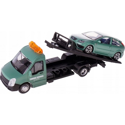 Bburago Odťahovka + Ford Focus 1:43 Kov Model