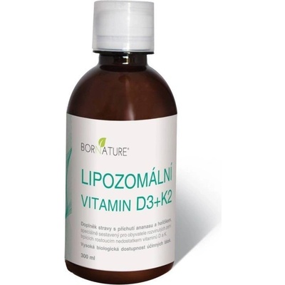 Bornature Lipozomální vit. D + K a hořčík 300 ml