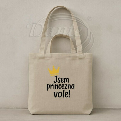 Taška Jsem princezna vole! béžová II.