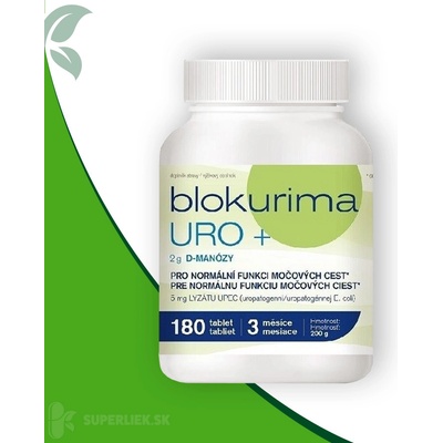 Blokurima URO+ 180 tabliet