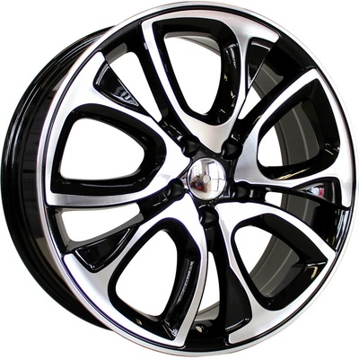 Racing Line BY124 7x18 4x108 ET30 black polished