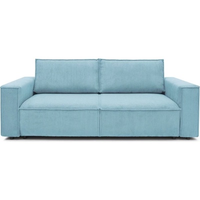 Bobochic Сгъваем/с място за съхранение диван от рипсено кадифе в цвят мента 245 cm Nihad - Bobochic Paris (100832)