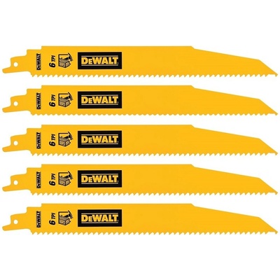 DT90381 Sada pilových listů na dřevo (5ks) DeWALT, pro mečové pily