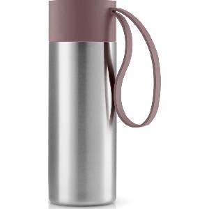 Eva Solo Термочаша To Go Cup от рециклиран материал с кафява дръжка (567006)