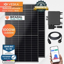 Veska balkonová elektrárna 1000 W / 800 W černá