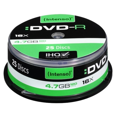 Intenso DVD-R 47GB 16x25 Кутия за торта (4101154) (4101154)