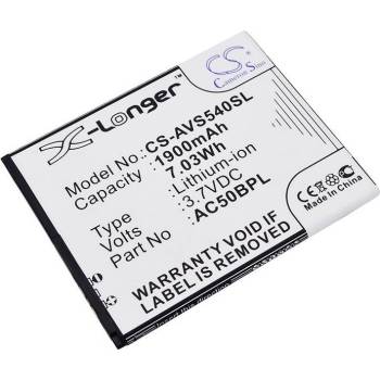 Image 1 of VHBW Батерия за Archos 50b Platinum, 1900 mAh (800114150)