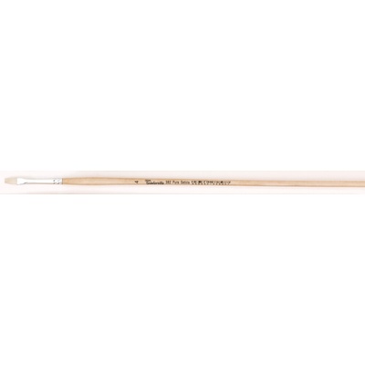 Štětec 382-12 plochý dlouhý White Bristle Tintoretto