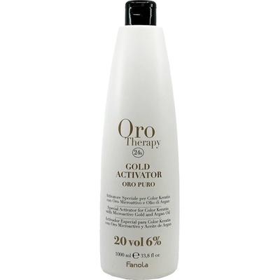 Fanola Oro Therapy 24k Gold Activator Oro Puro vyvíjacia emulzia 6% 20 Vol. 1000 ml