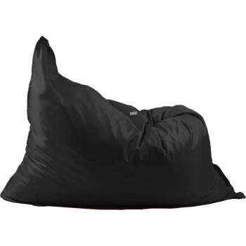 Pufrelax Пуф, 500л. Magic pillow XXL - Panama black, Водоустойчив, Перящ се калъф, Пълнеж с микс от мемори пяна и дунапрен