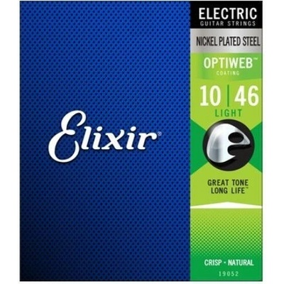 Elixir Nickel Plated Steel with OPTIWEB Coating – Light
