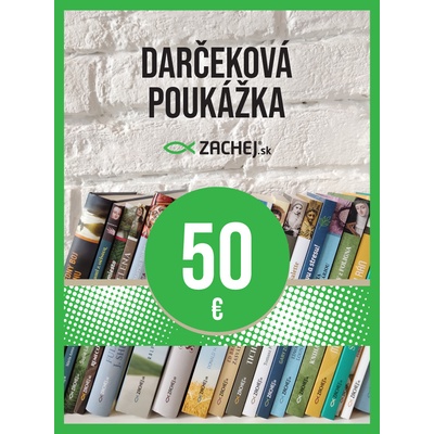 Darčeková poukážka: 50 € - elektronická - bude poslaná na mail
