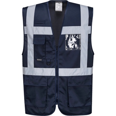Portwest hi-vis iona executive f476 / Жилетка със светлоотразителни ленти - тъмносин m (f476narm)