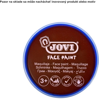 Jovi Farba na tvár Hnedá 8 ml