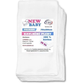 New Baby bavlnené standard 70 x 80 10 ks