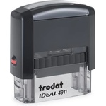 TRODAT Печат, TRODAT "Ideal 4911", черен корпус с черна подложка 4911-P2 (4911-P2)