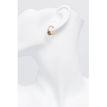 Kurt Geiger London обици дамски от метал с циркон (5621561429)