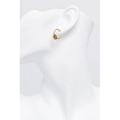 Kurt Geiger London обици дамски от метал с циркон (5621561429)