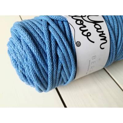 YarnMellow Příze Berry 5 mm 100 m modrá