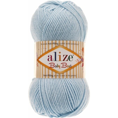 Alize příze Baby Best 183 pastelově modrá