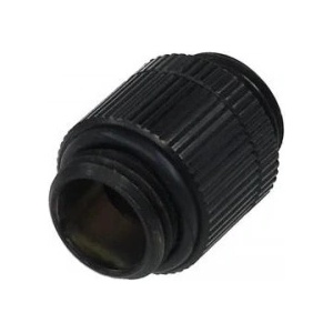 Alphacool Адаптер Alphacool HF, Двоен нипел, G1/4 - G1/4, Въртящ се, Черен мат (64222) - mypc