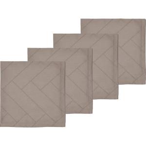Södahl Салфетки Tiles Damask таупе 4 бр (15482)