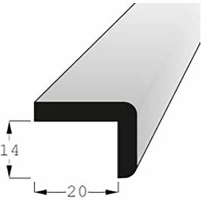 Lišta tvaru L 14x20mm, délka 200cm