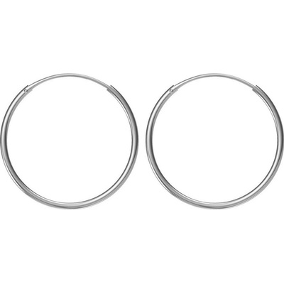Argento Strieborné náušnice kruhy - 30 mm priemer 67500