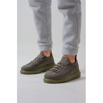 Chekich Мъжки обувки от текстил CH307 - Каки #359904 (359904_Хаки)