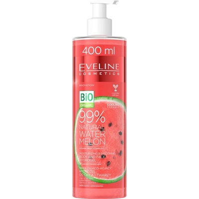 Eveline Cosmetics Bio Organic Natural Watermelon интензивен хидратиращ гел за много суха кожа 400ml