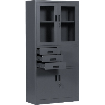 Carmen Метален шкаф Carmen CR-1240 E SAND - графит (3580011)