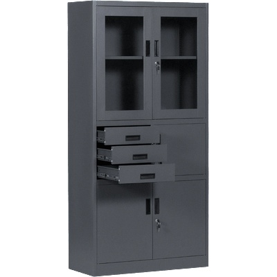 Carmen Метален шкаф Carmen CR-1240 E SAND - графит (3580011)