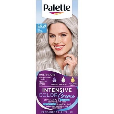 Palette Intensive Color 9.5-21 zářivý stříbřitě plavý 50 ml